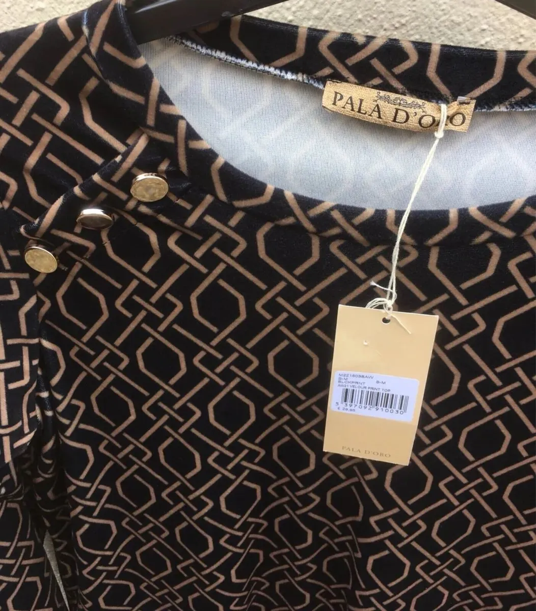 Brand New With Tags Pala D'Oro Ladies Top Size S-M - Image 4