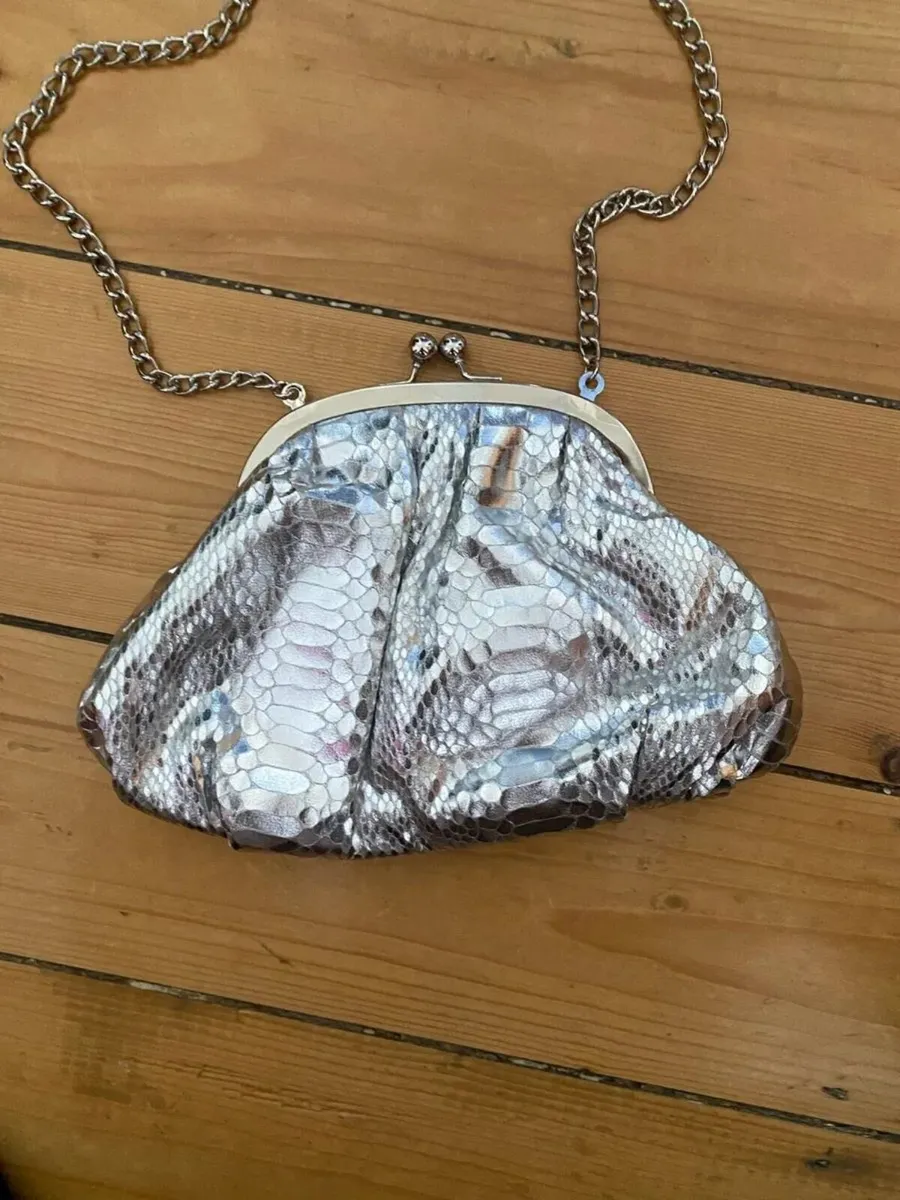 NEW Gabor Clutch Bag Silver - Image 4