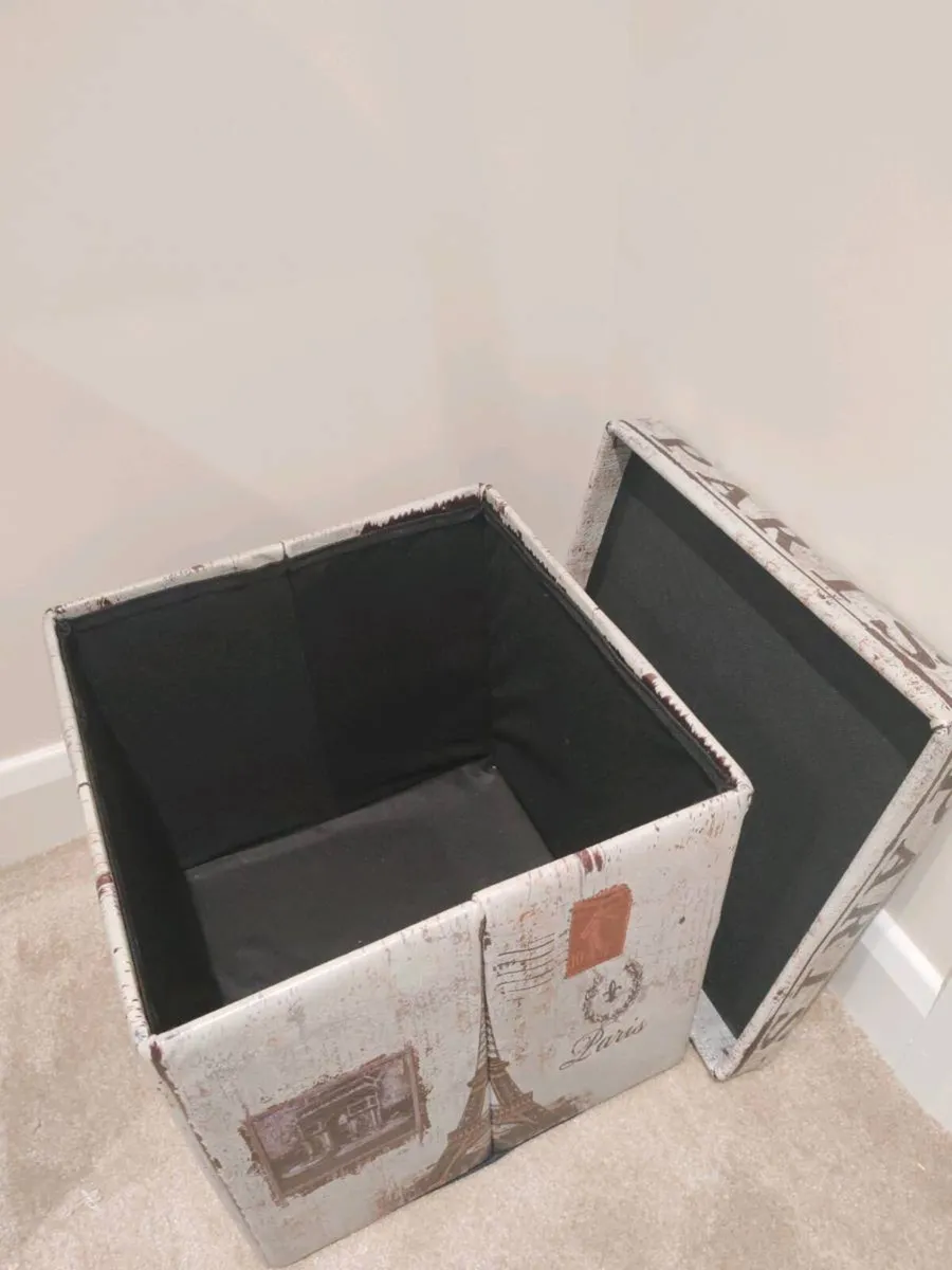 Foot stool with storage - Image 2