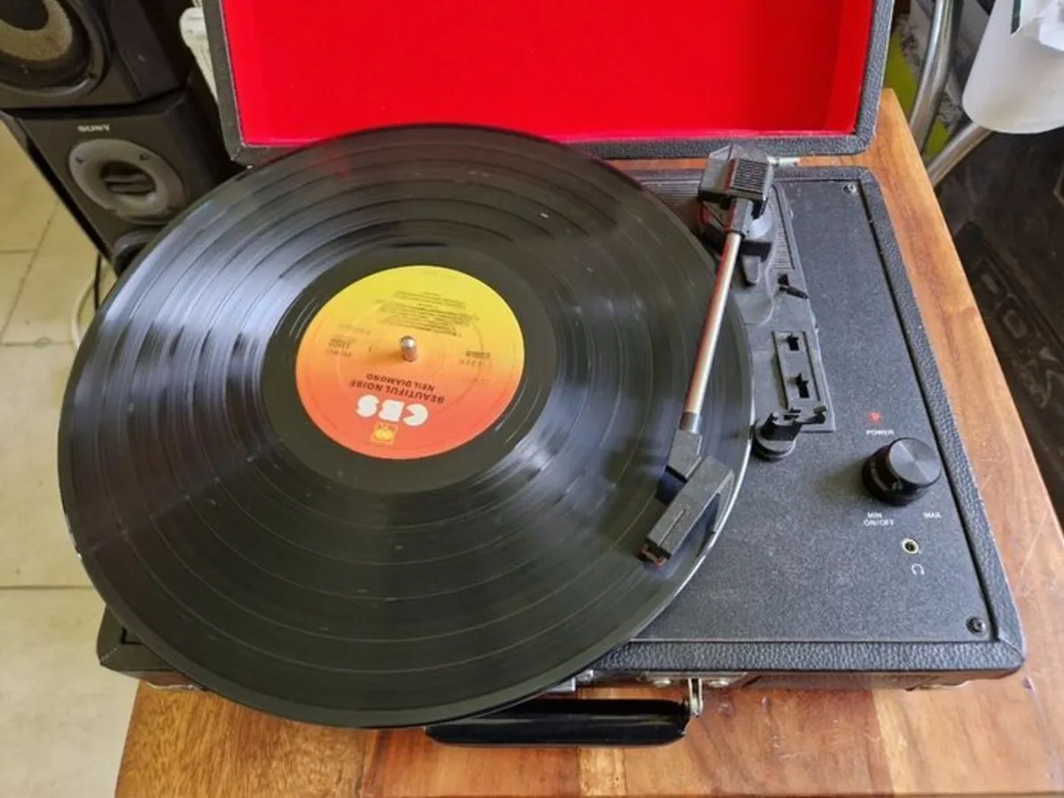 CROSLEY Turntable Record Player, Model CR8005A-BK - Image 1