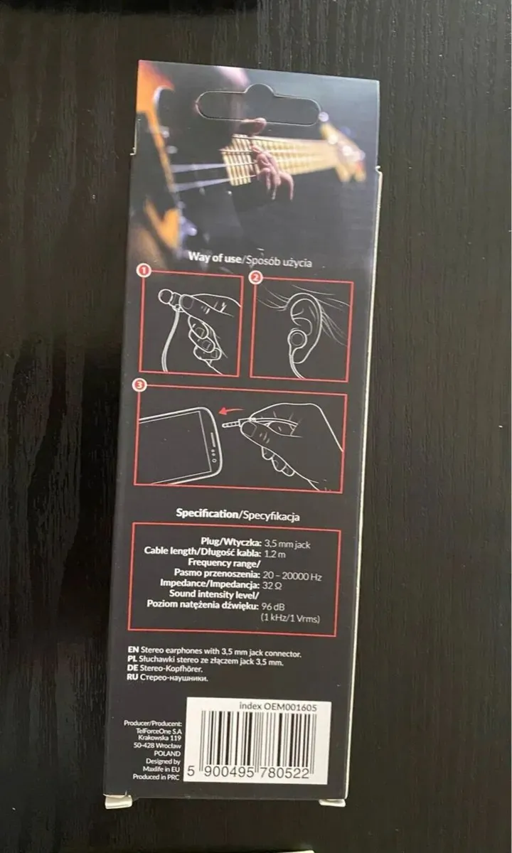 NEW Maxlife Wired Earphones MXEP-01 jack 3.5mm - Image 3