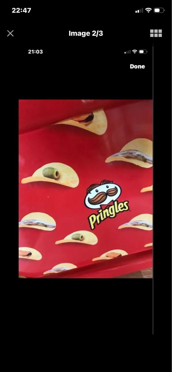 Rare Pringles Metal Tray - Image 2