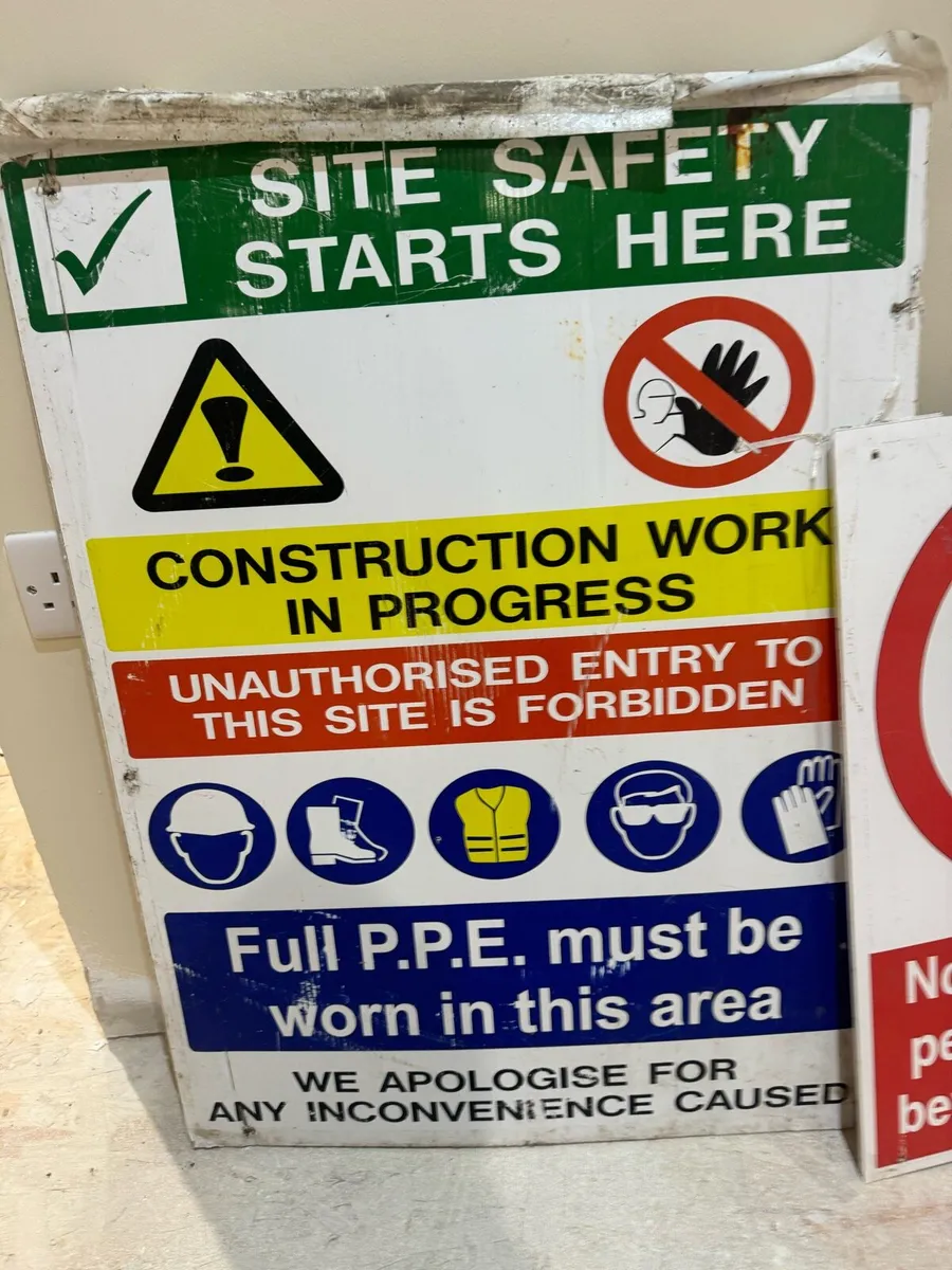Self Build Safety Signs Notices - Image 2