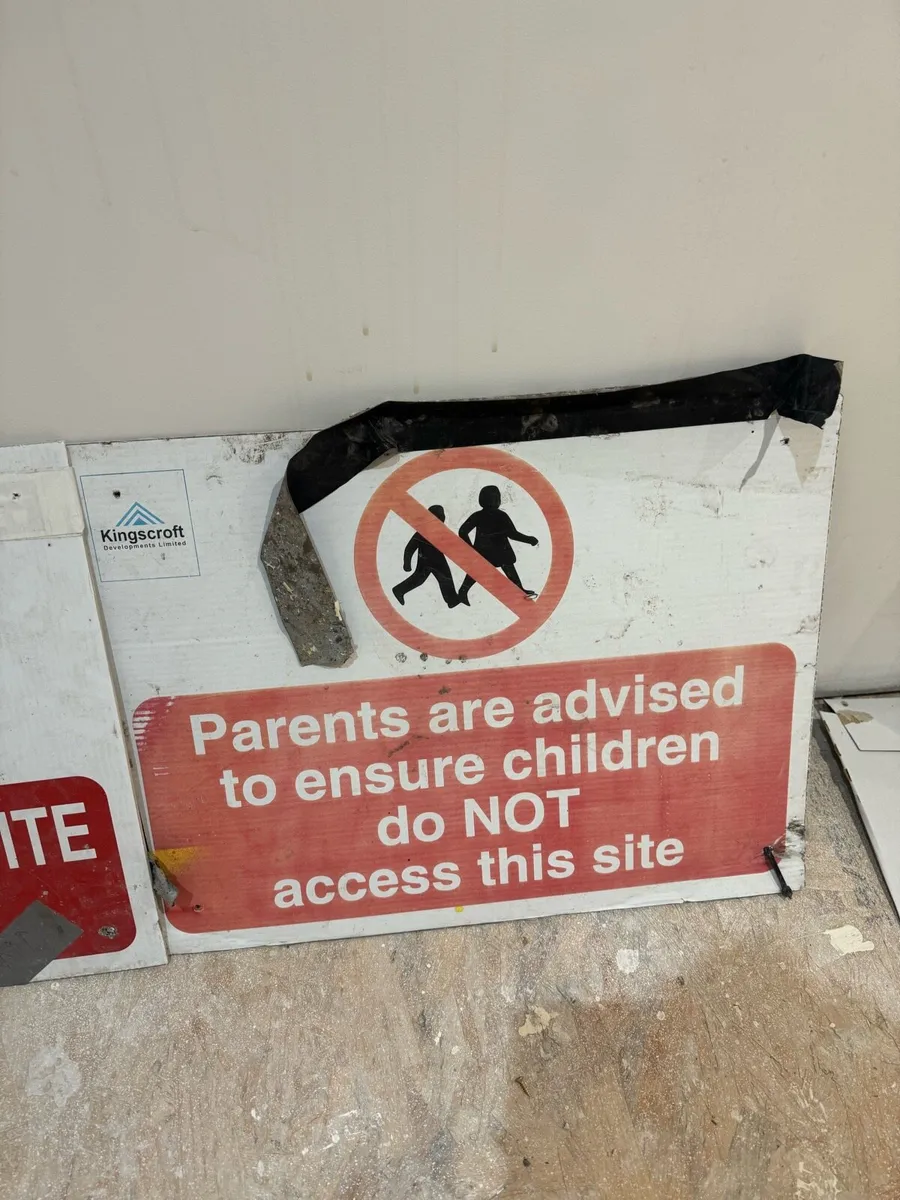 Self Build Safety Signs Notices - Image 4