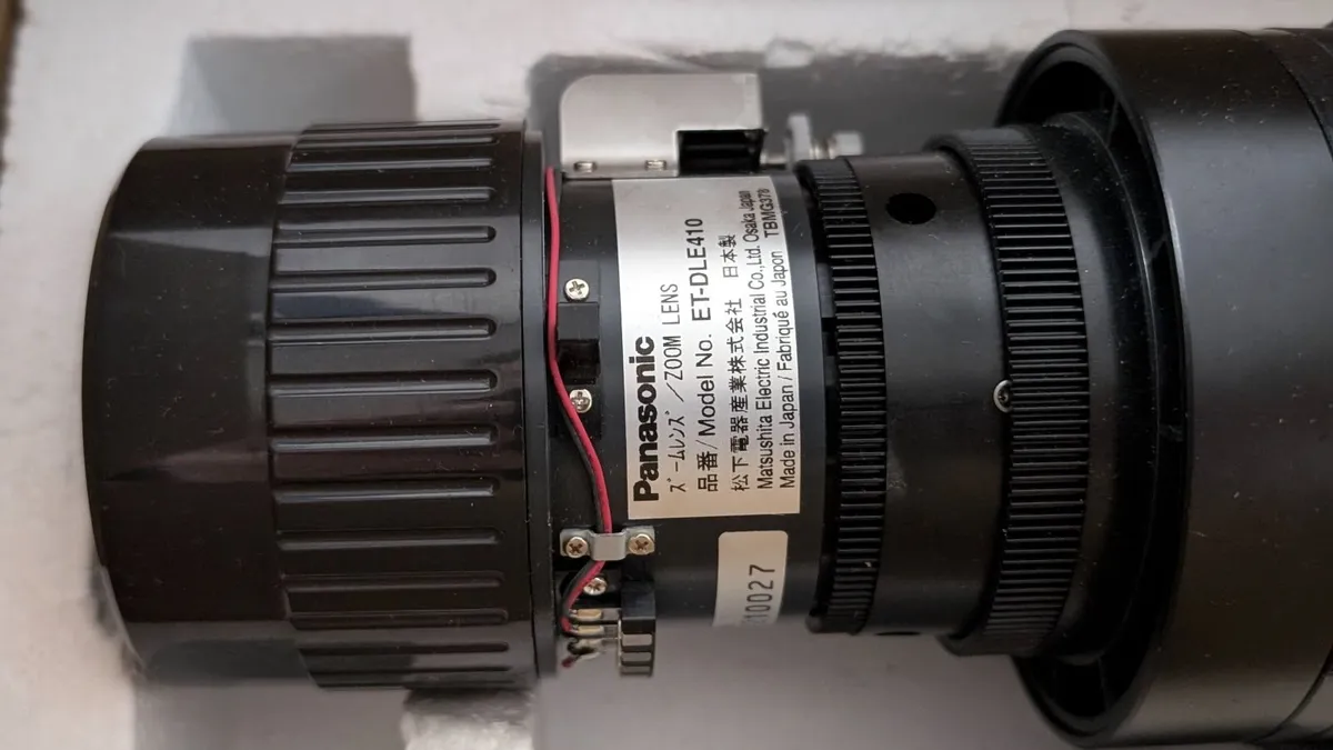 Panasonic ET-DLE410 Zoom Lens - Image 4