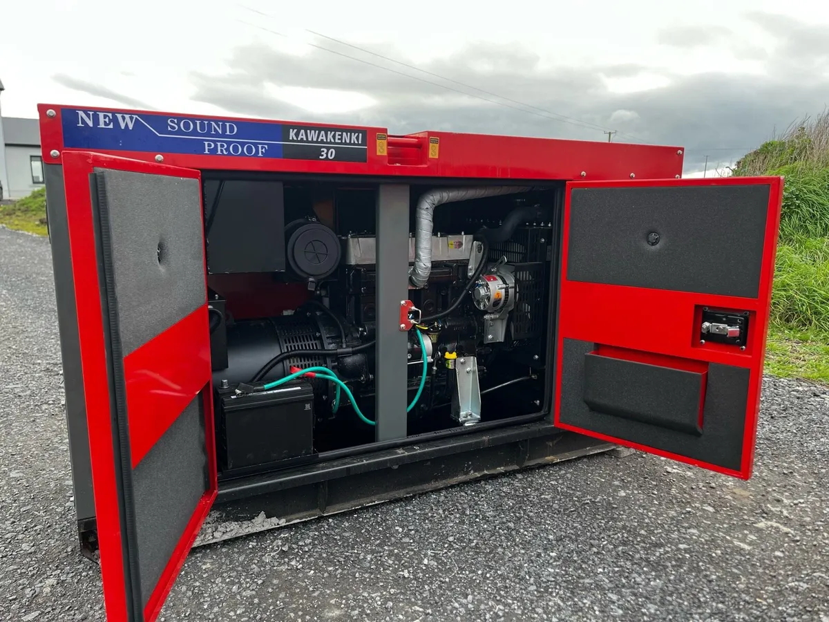 2 x Generators 30kva - FOR ONLINE AUCTION  - VIDEO - Image 3