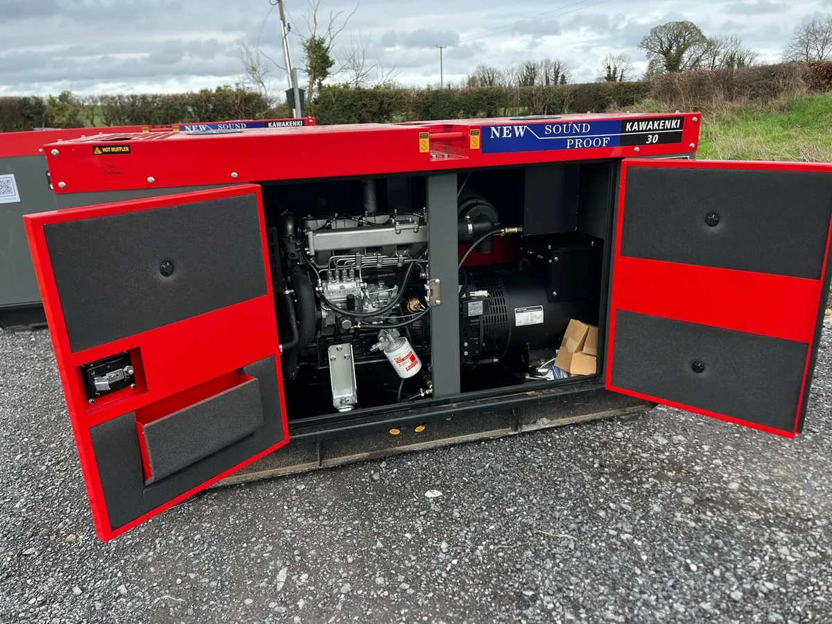 2 x Generators 30kva - FOR ONLINE AUCTION  - VIDEO - Image 4