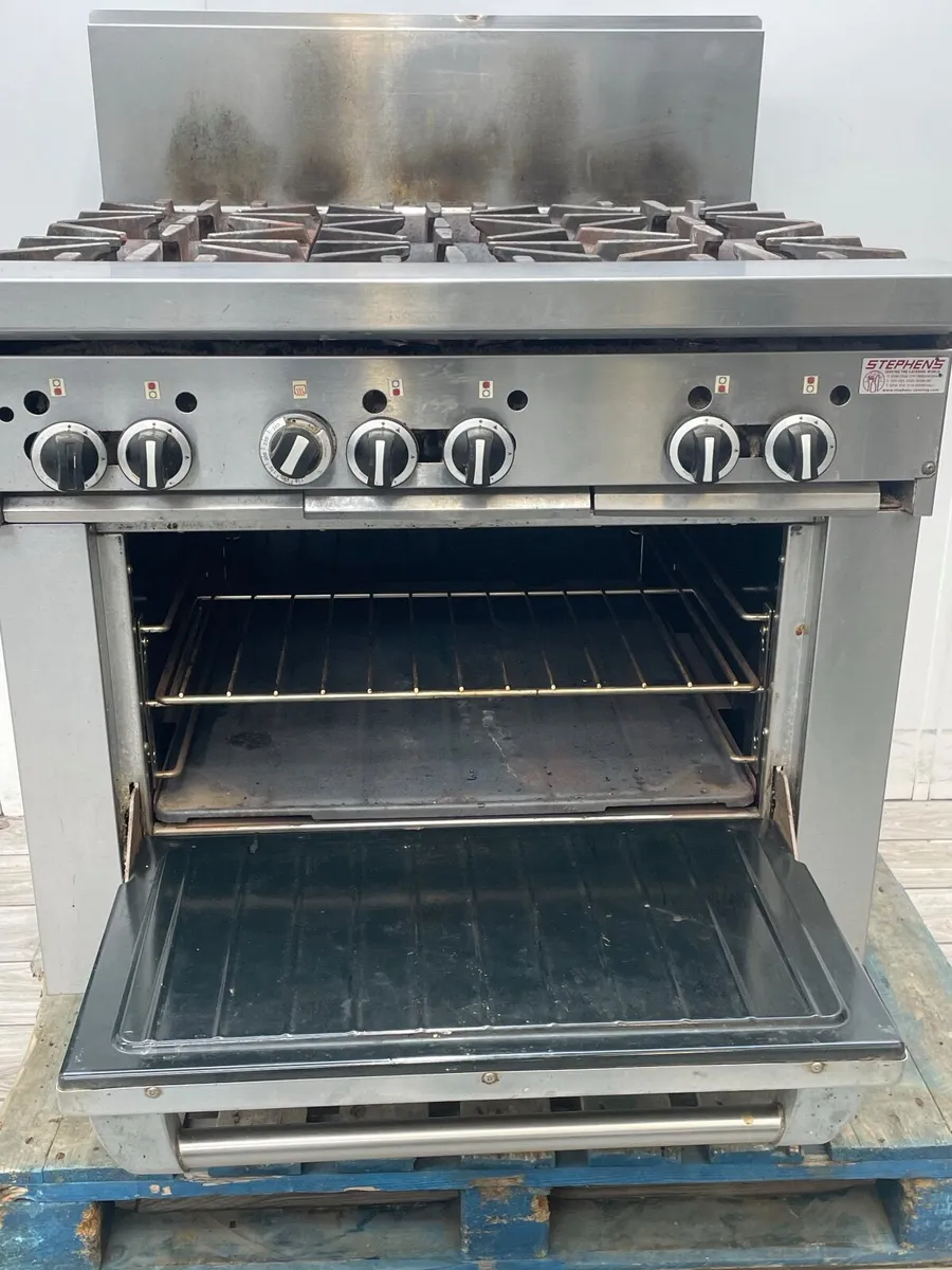 GARLAND RANGE OVEN 6 OPEN BURNER - Image 2