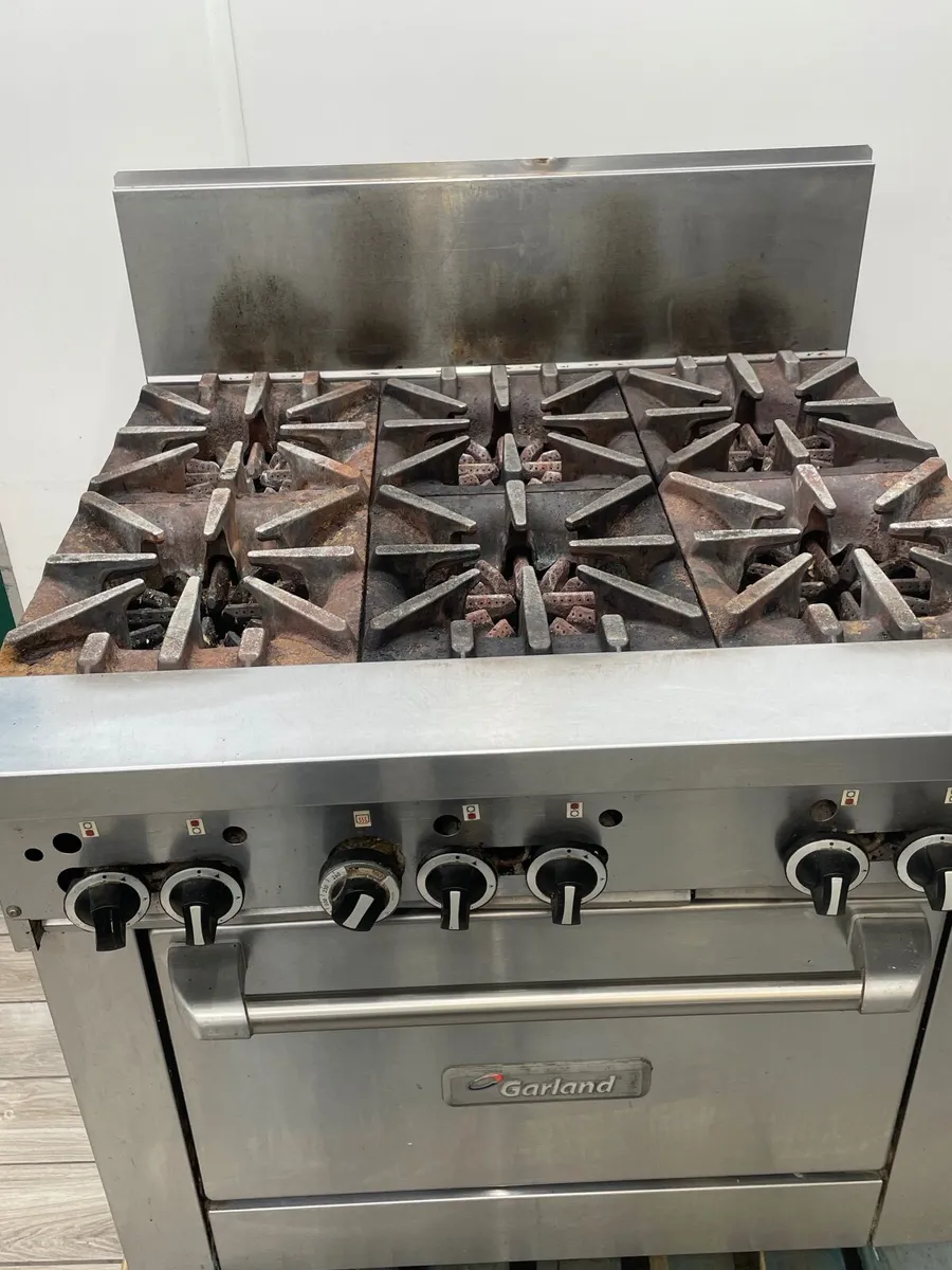 GARLAND RANGE OVEN 6 OPEN BURNER - Image 4