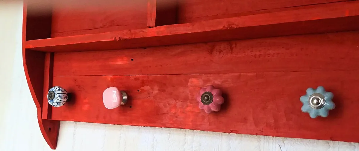 NEW Rustic Cubby Box Shelf / Coat & Hat Rack - Image 4