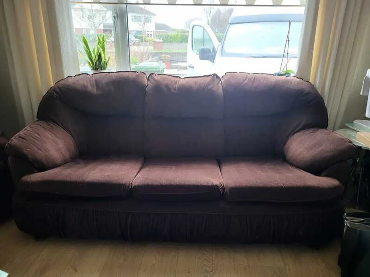 Free sofa and armchairs (x2) Dublin 16 - Image 1