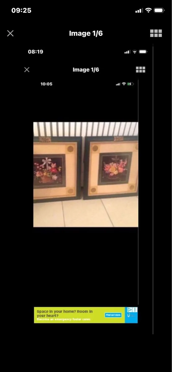 3D Floral Picture Set - Image 1