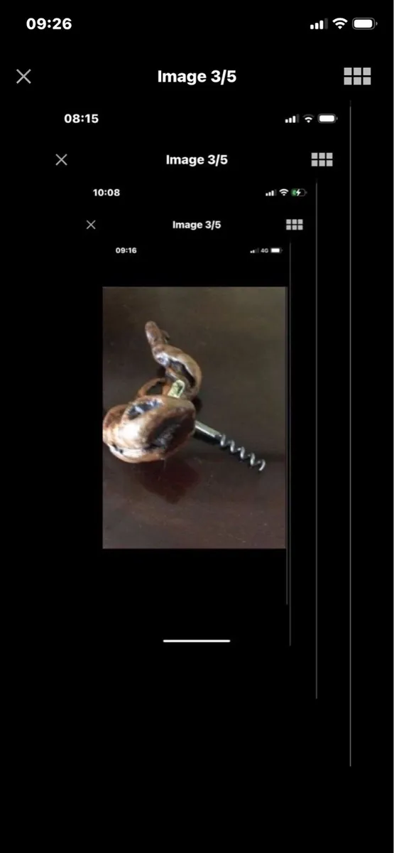 Vintage Twisted Timber Corkscrew - Image 3