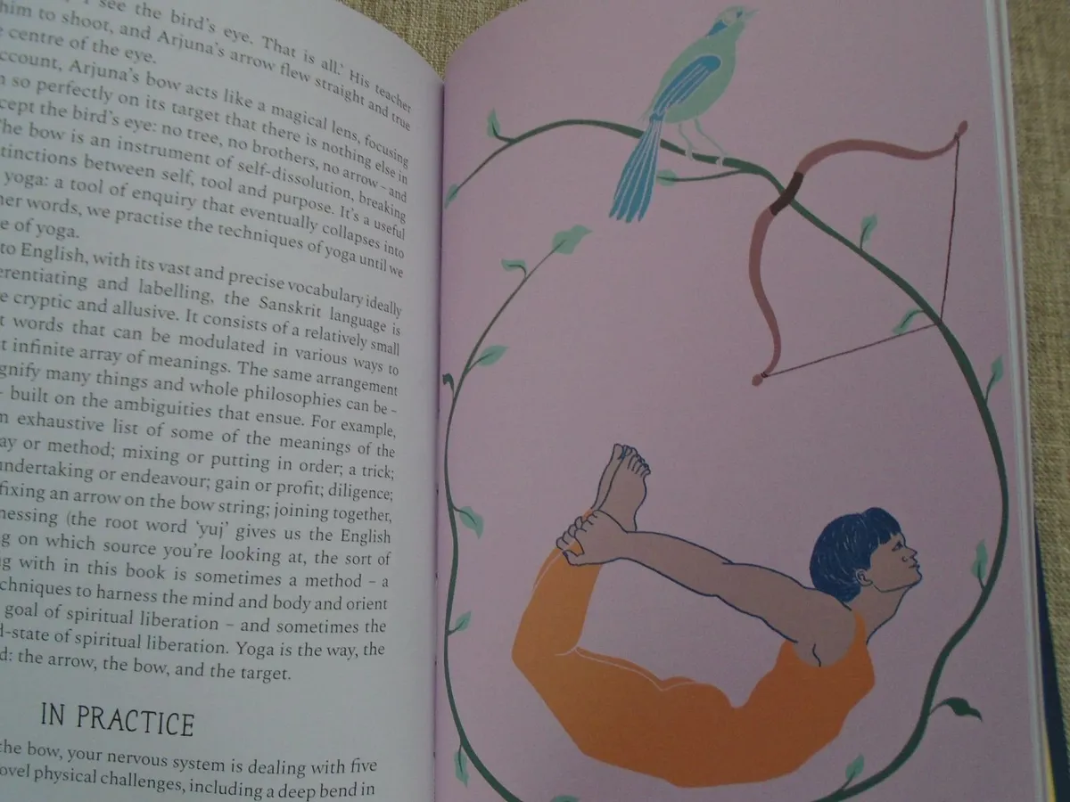 Curious Poses, Hardback book, Yoga book - Image 2