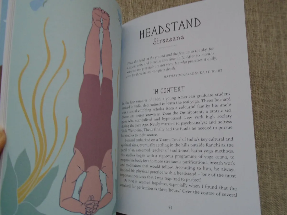 Curious Poses, Hardback book, Yoga book - Image 4