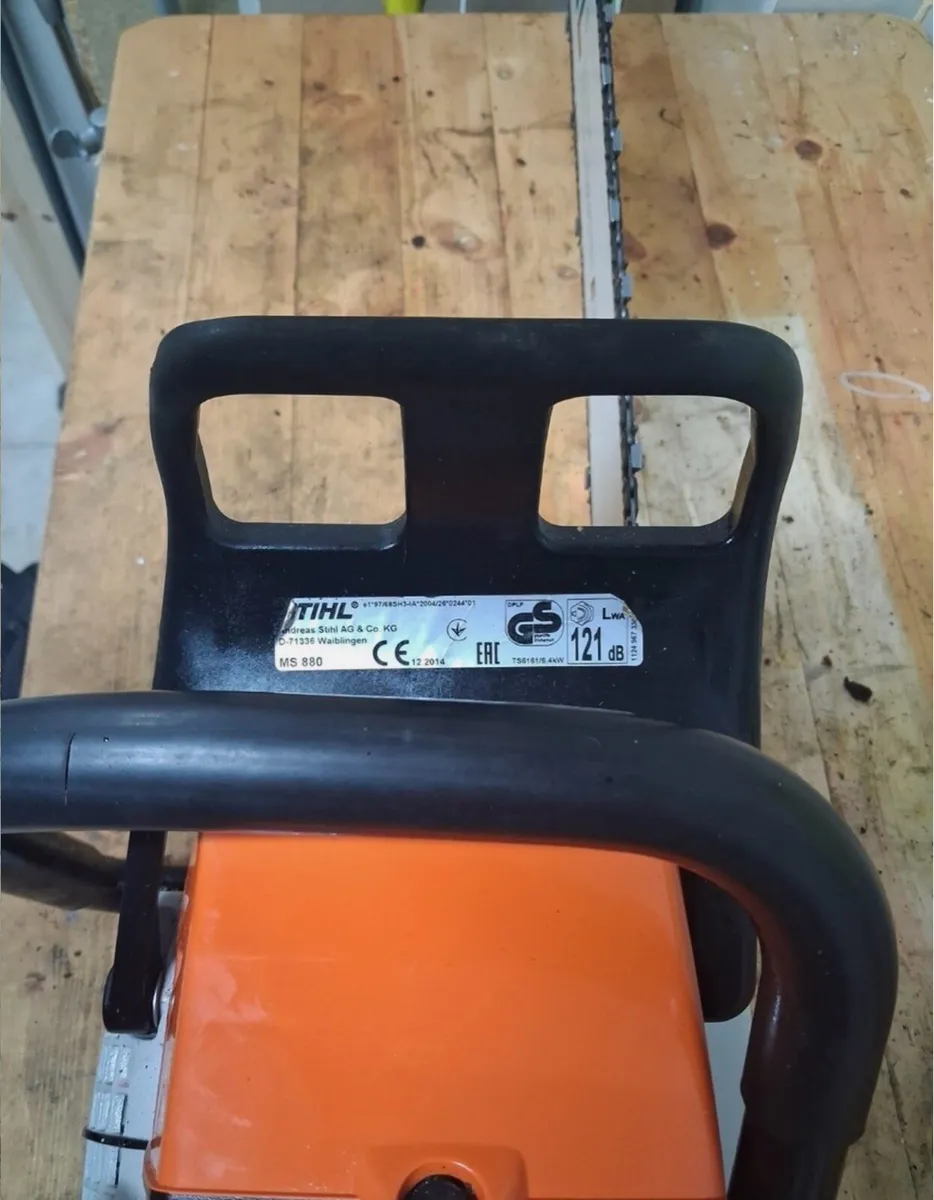 Stihl Ms 880 Chainsaw. 36 inch bar - Image 4