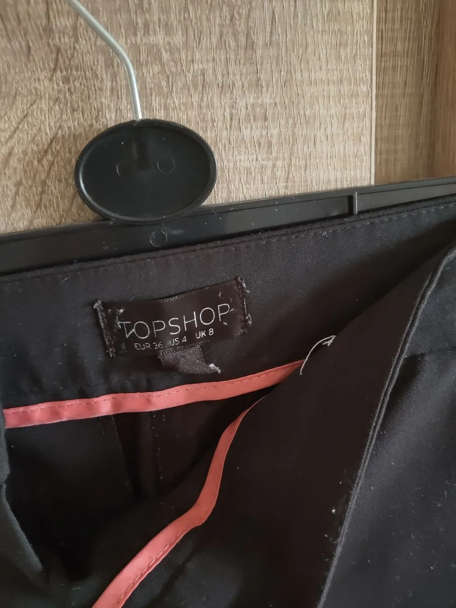 Top shop Black pants UK size 8 worn once - Image 2