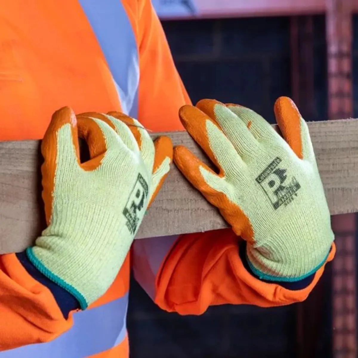 Predator Amber Palm Coated Gripper Work Gloves - Image 2