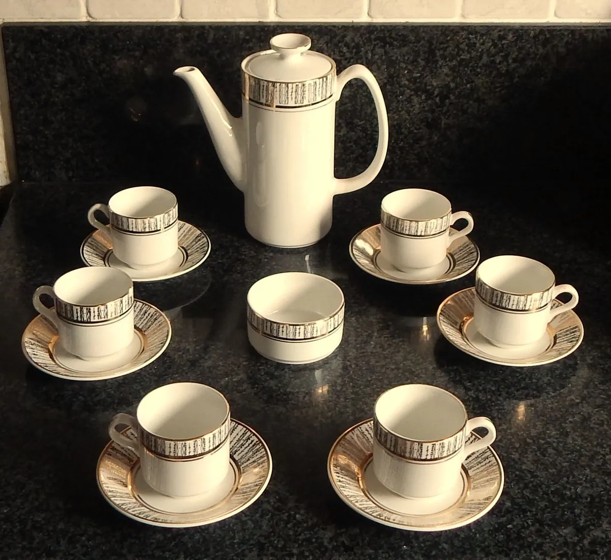Vintage Arklow Pottery Kingsway Coffee Set - Image 1