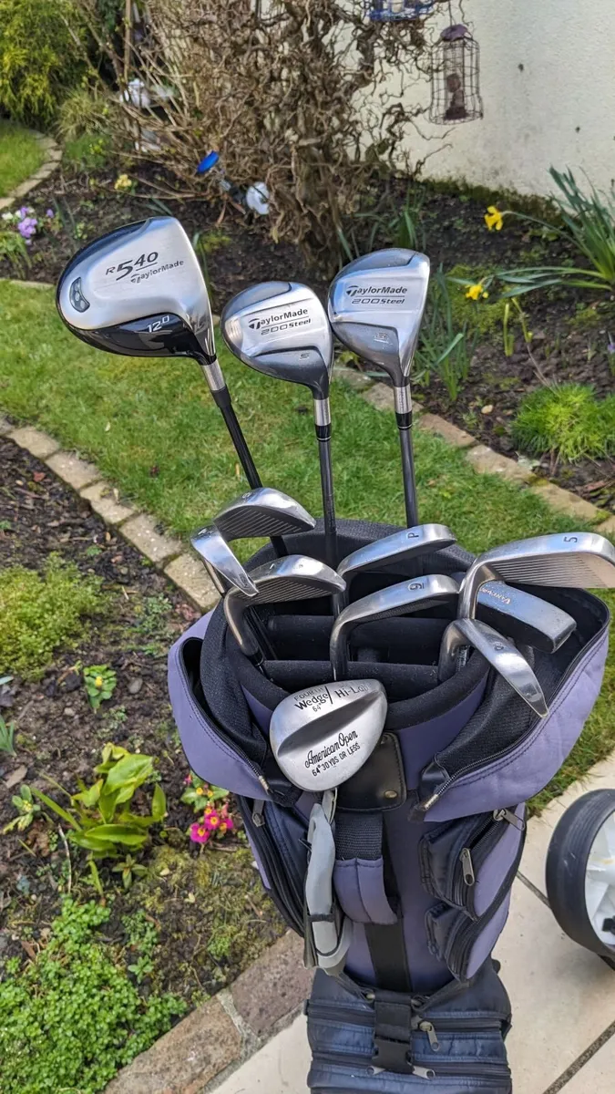 Full Set Golf Clubs, Golf Bag and Trolley - Image 4