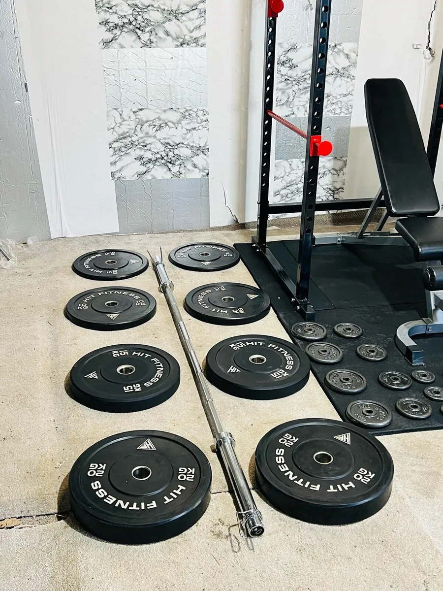 COMMERCIAL WEIGHTLIFTING SET POWER RACK BENCH ++ - Image 4