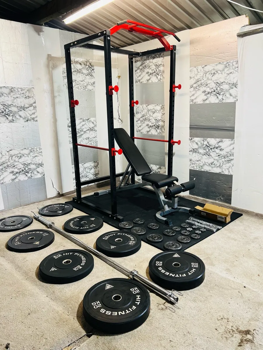 COMMERCIAL WEIGHTLIFTING SET POWER RACK BENCH ++ - Image 1