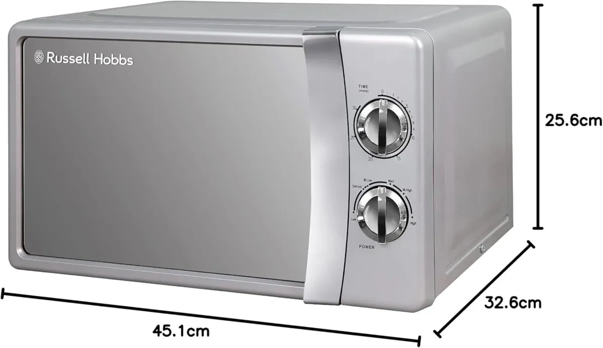 RHMM701S 17 Litre 700 W Silver Solo Manual - Image 3