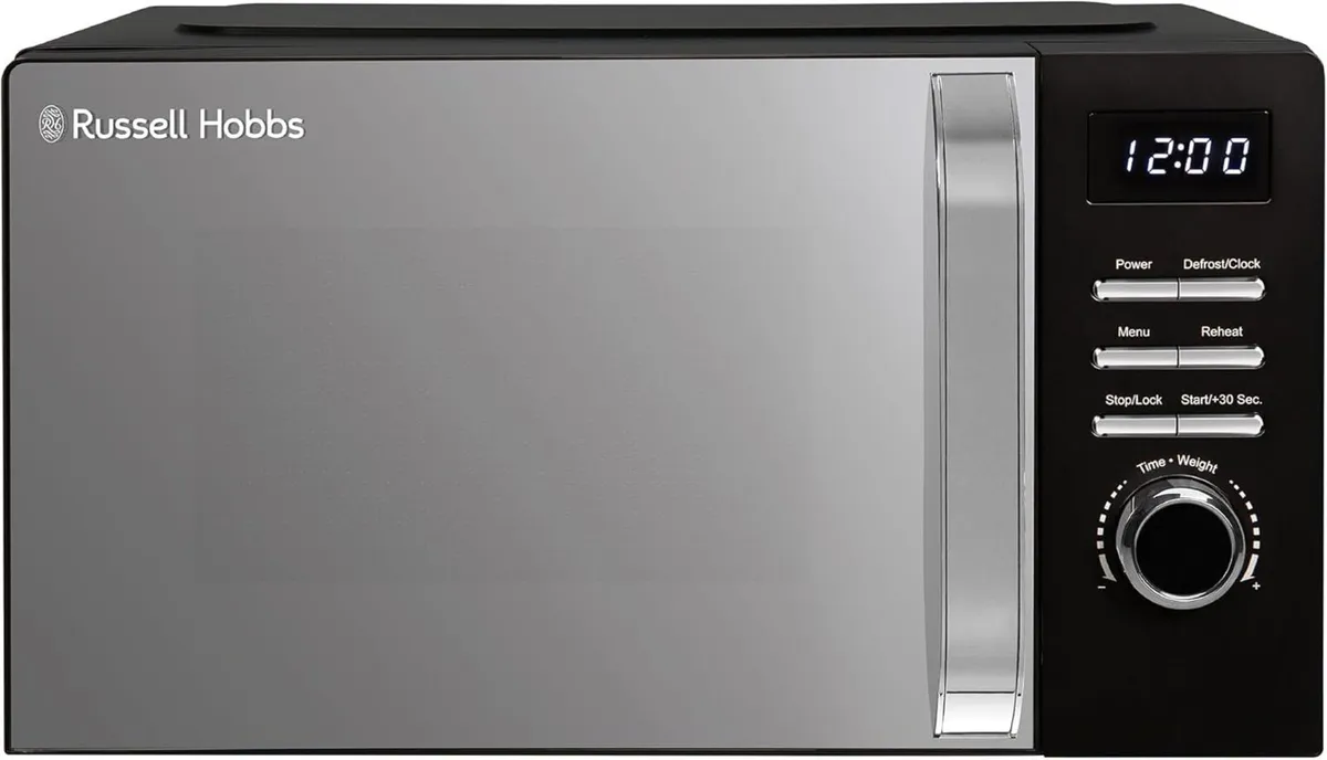 Digital Microwave 20L 800W in Black with 5 Power - Image 1