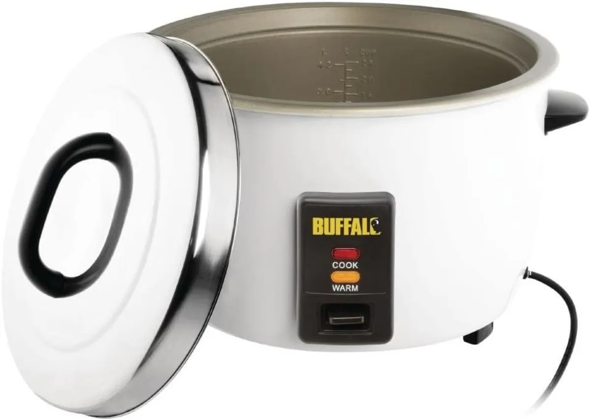 1055kW Commercial Rice Cooker 4Ltr White Capacity: - Image 4