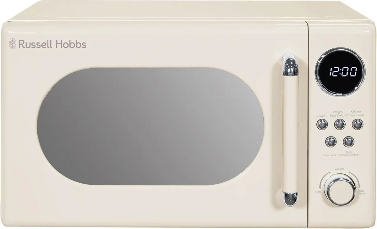RHM2044C Retro 20 Litre Cream Digital Microwave - Image 1