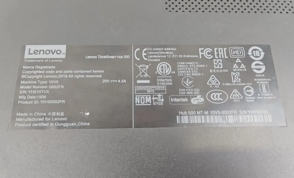 Lenovo All-in-One PC Touch ThinkSmart Hub 500 i5 - Image 4