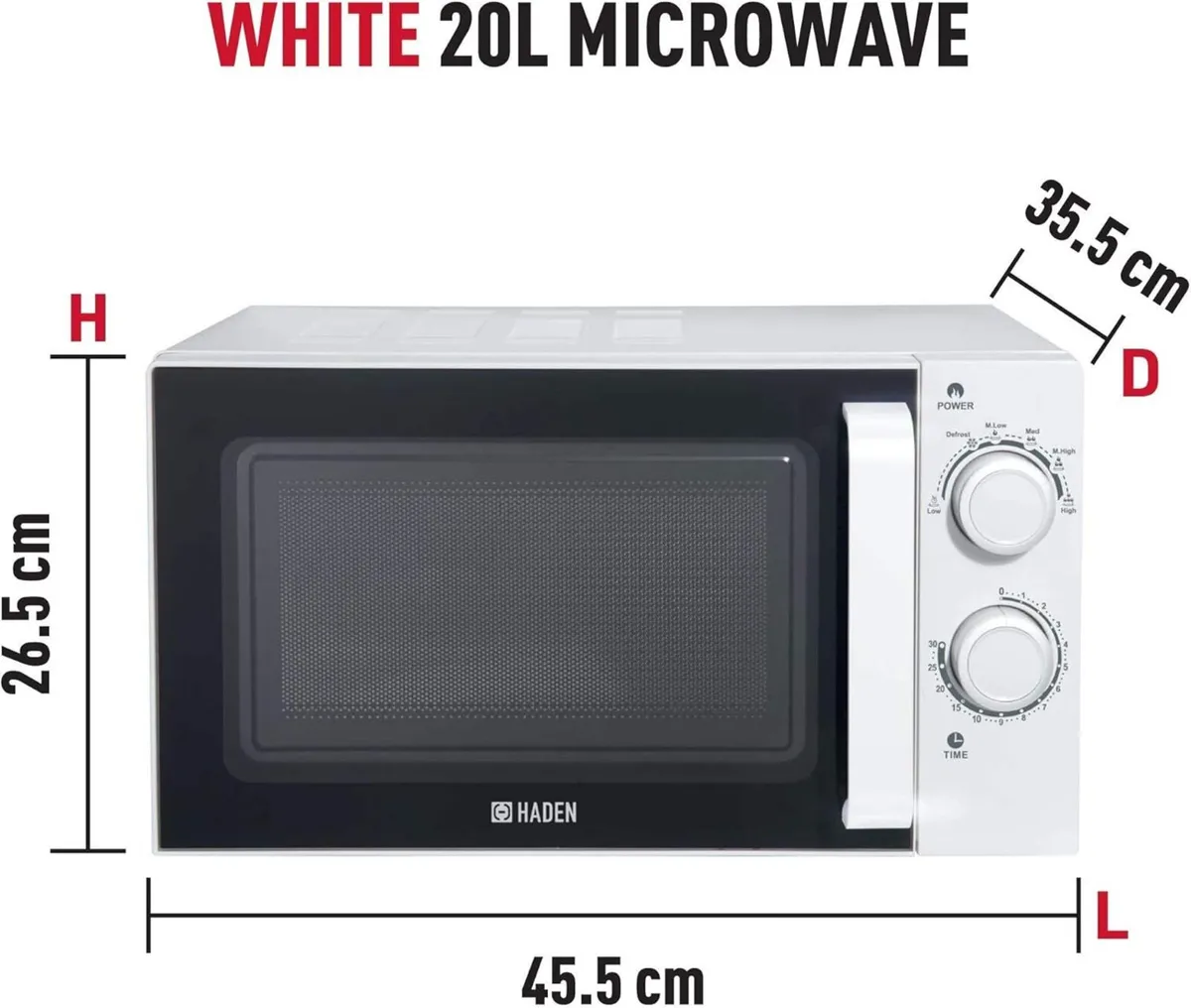 Stainless Steel Interior Microwave Oven - 20l - Image 3