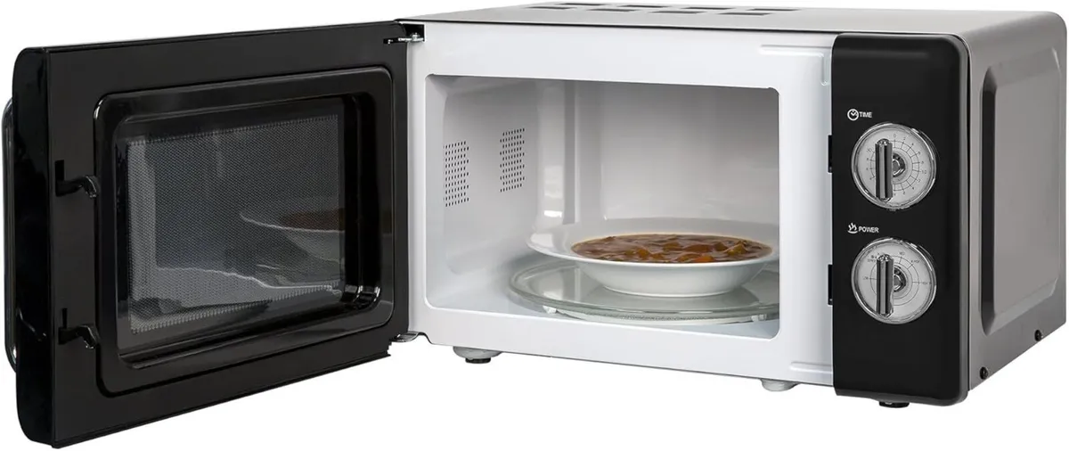 RHRETMM705B 17 L 700 W Black Compact Retro Solo - Image 4