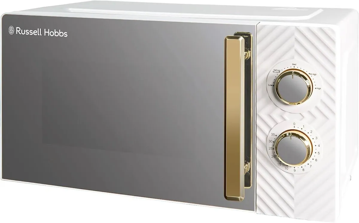 17 Litre 700W White Solo Manual Microwave With - Image 1