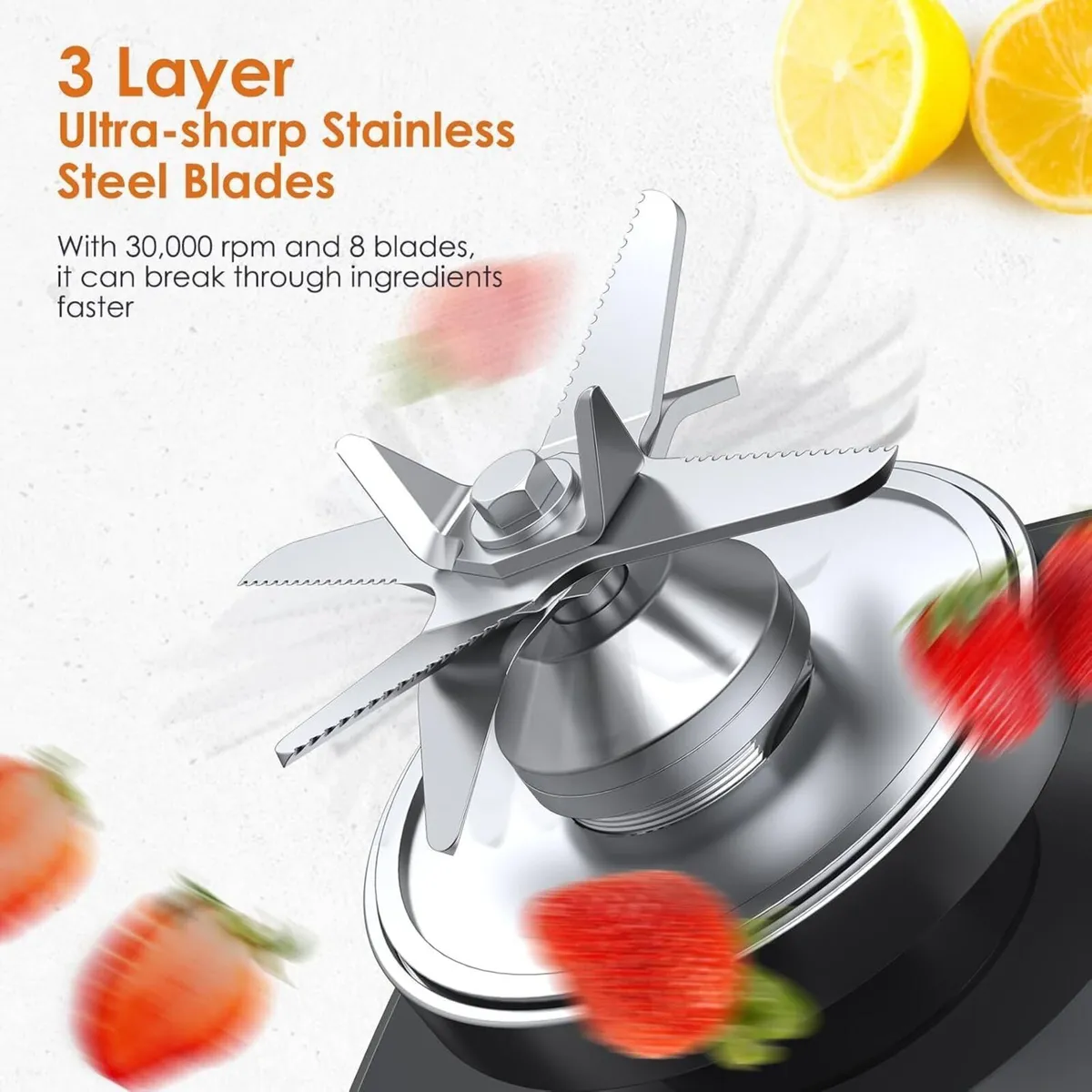 Blender Smoothie Maker 2000W Powerful for Kitchen - Image 3