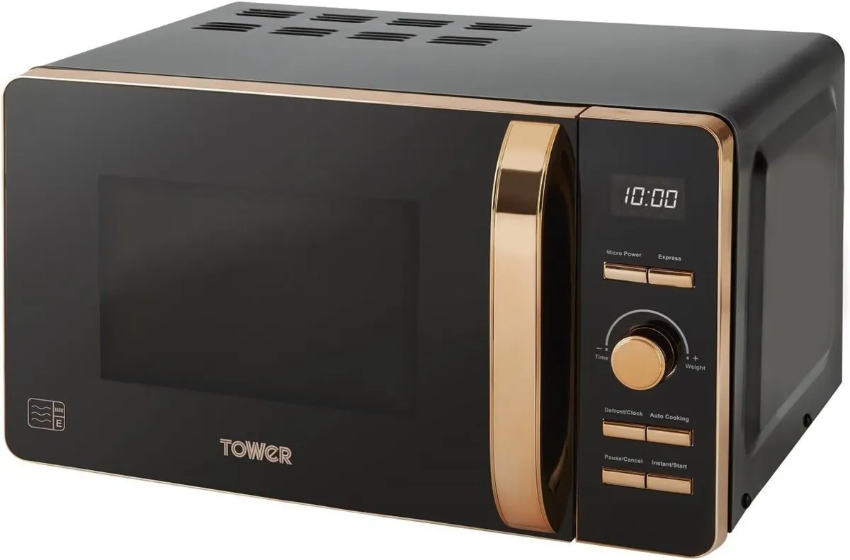 T24021 Digital Microwave with 60-Minute Timer and - Image 1