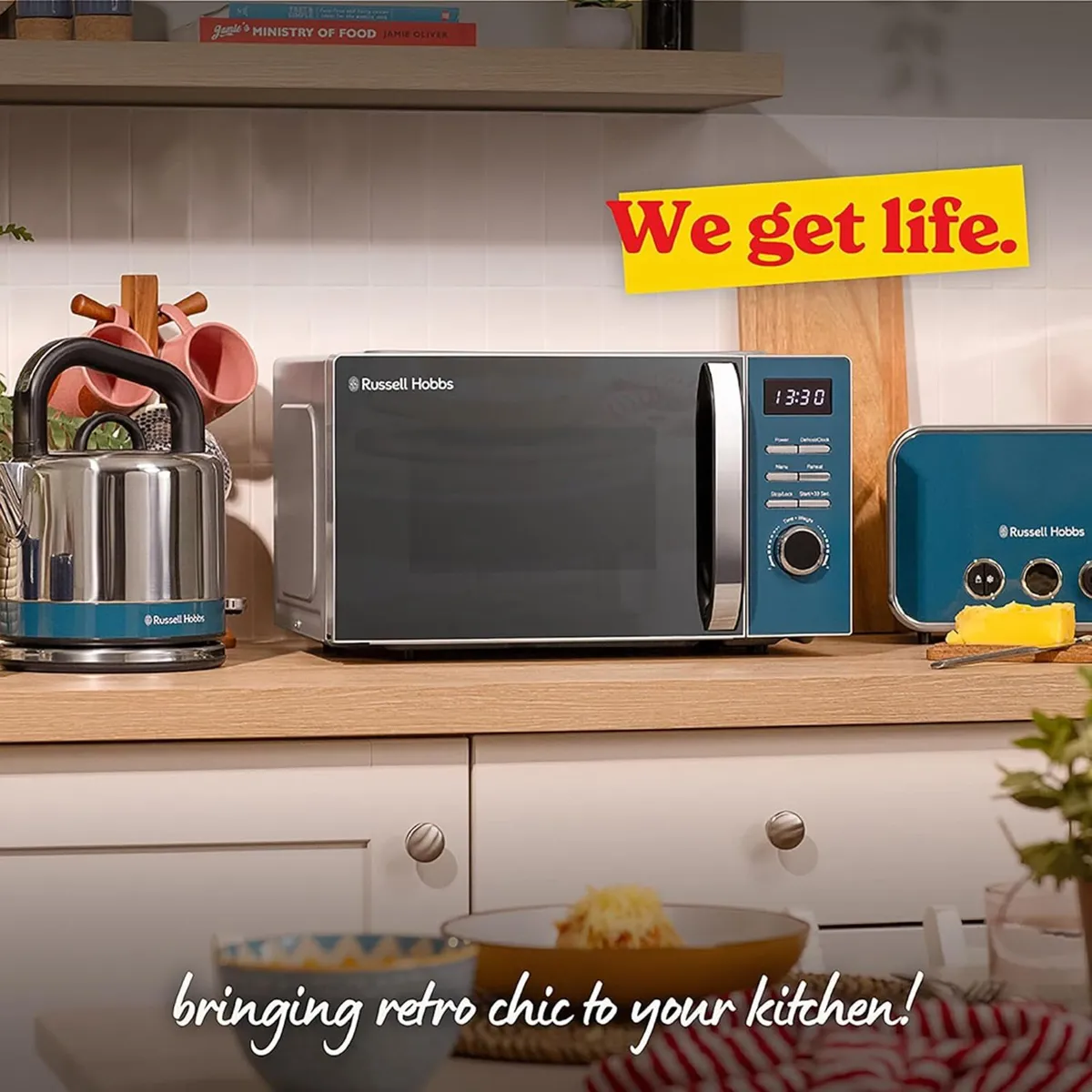 Ocean Blue Digital Microwave 20 Litre 800W Solo - Image 2