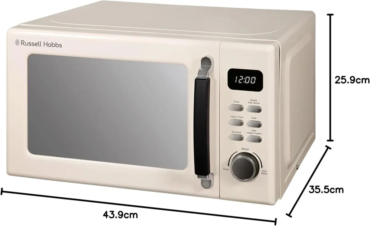 RHM2026C STYLEVIA 20 Litre 800 W Cream Digital - Image 3