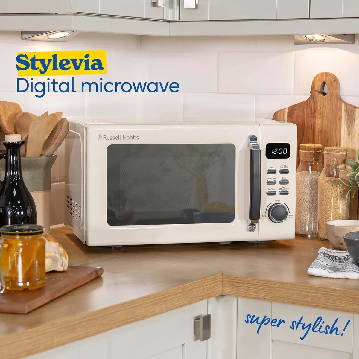RHM2026C STYLEVIA 20 Litre 800 W Cream Digital - Image 4