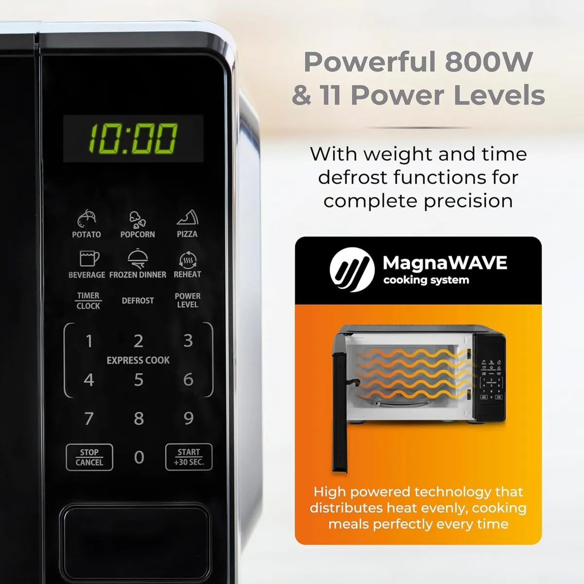 20L 800W Digital Microwave with 11 Power Levels 6 - Image 4
