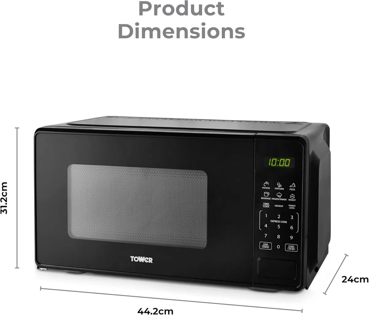 20L 800W Digital Microwave with 11 Power Levels 6 - Image 2