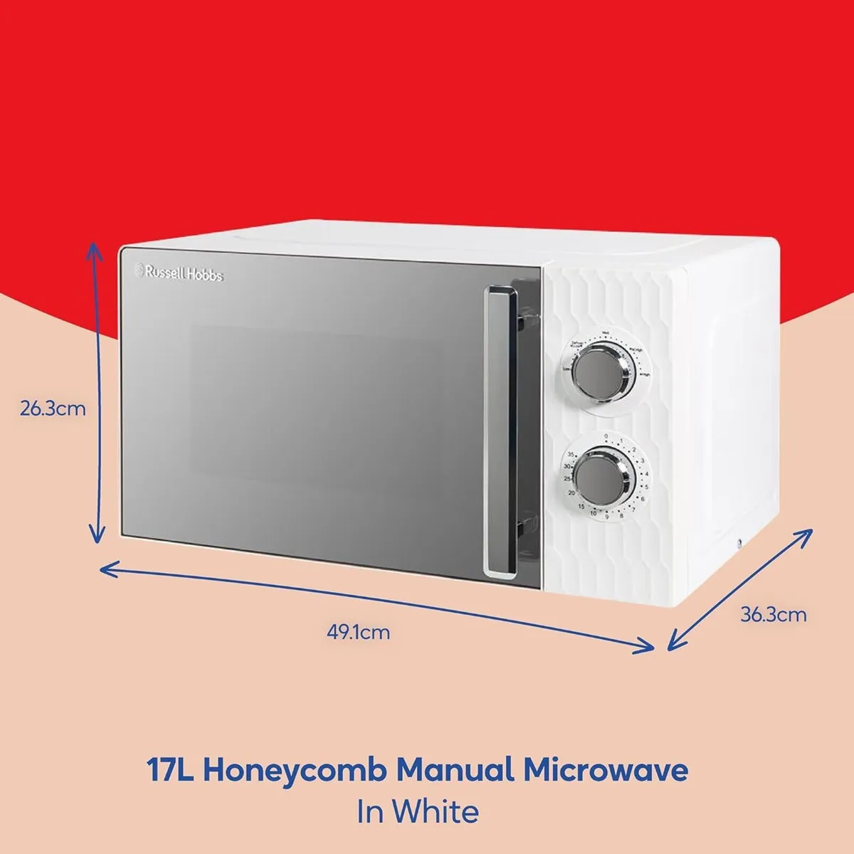 Honeycomb RHMM715 17 Litre 700W White Solo Manual - Image 3