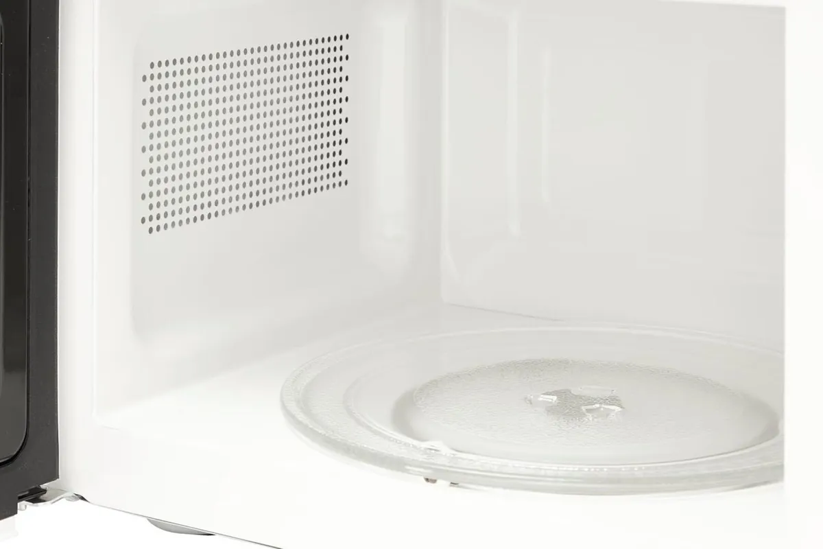 800W Black Microwave 20 Litre Capacity Mirror - Image 4