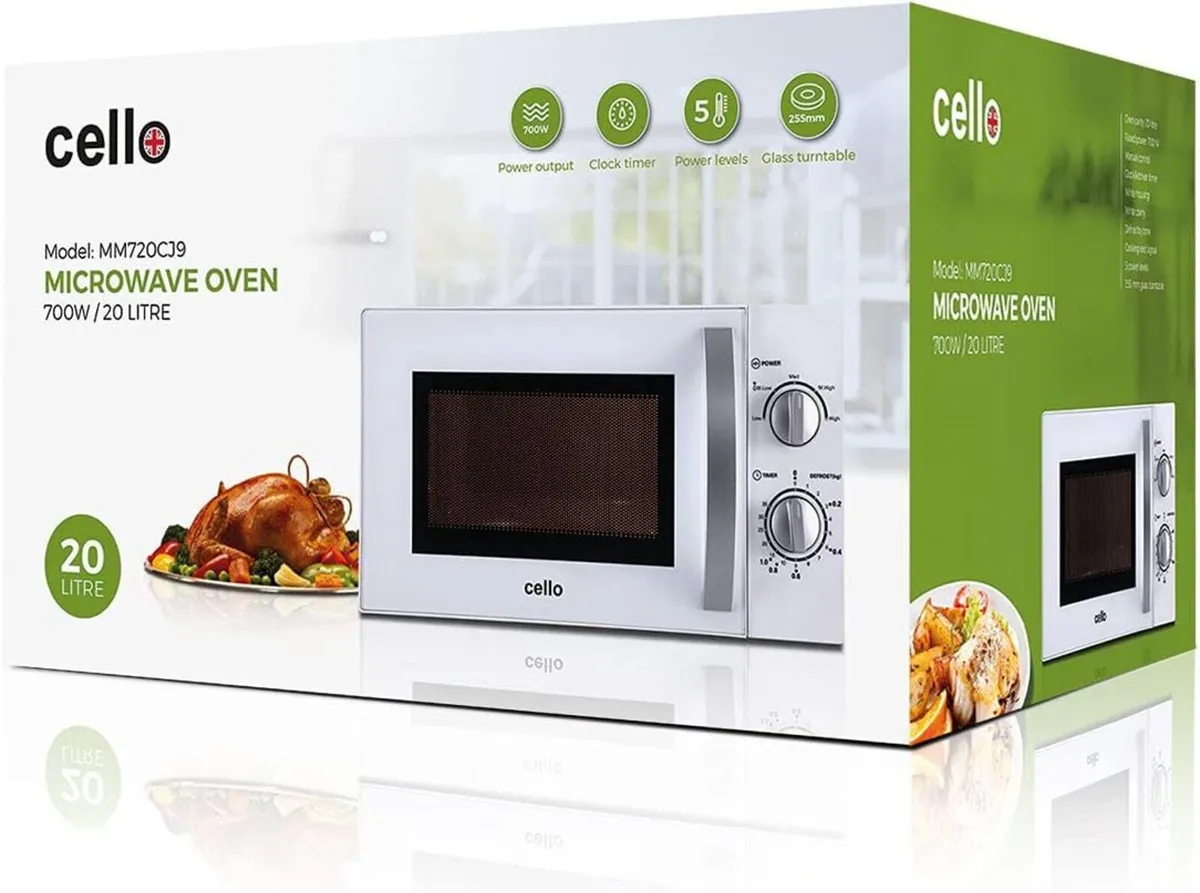 700W Microwave Oven with 20 Litre Capacity 5 - Image 2