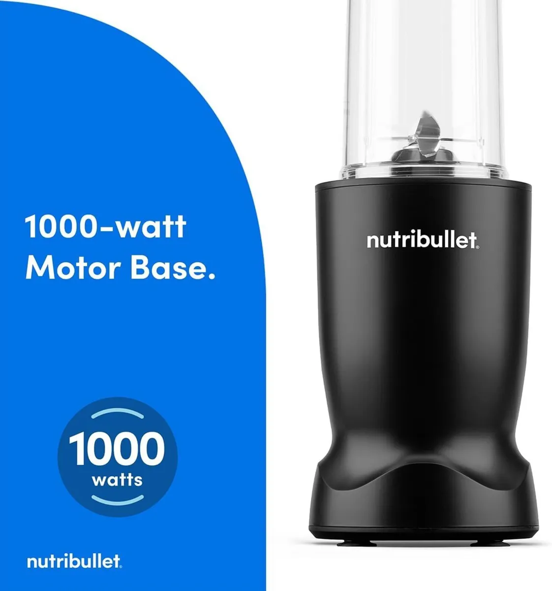Turbo Blender in Black - Powerful 1000W Motor - Image 3