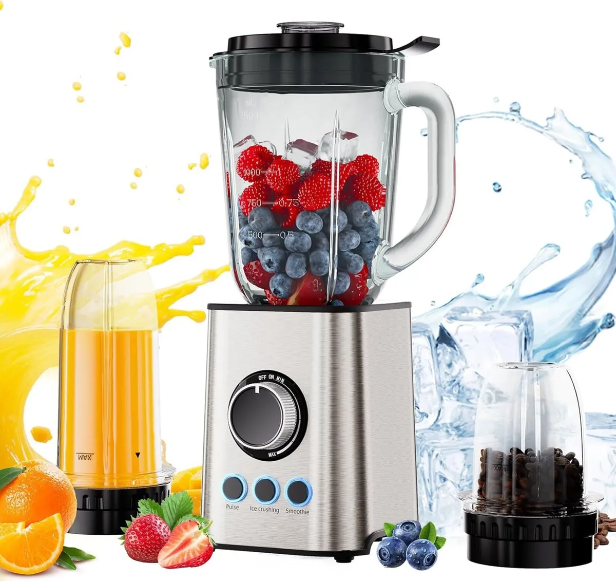 3 in 1 Smoothie Blender and Food Processor - Image 1