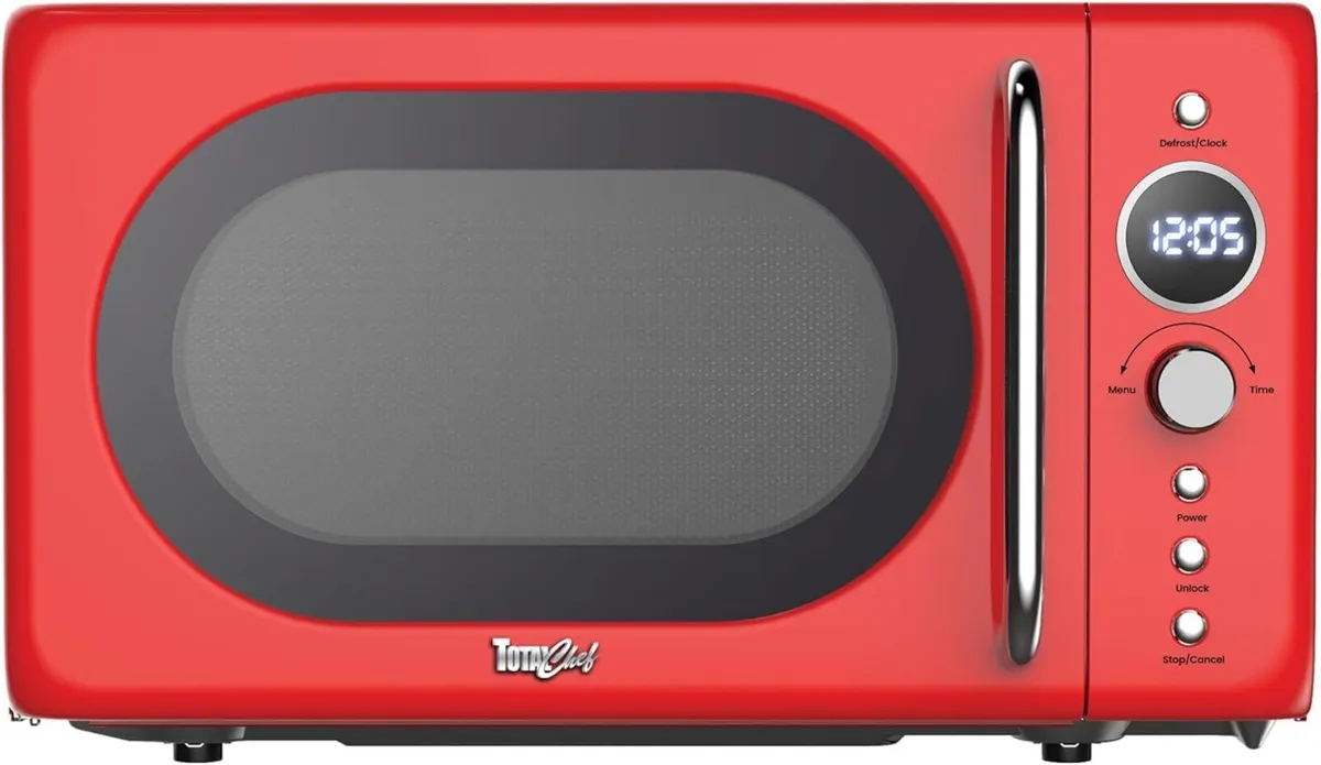 Total Chef Microwave Oven 20L Retro 700W Mini - Image 1