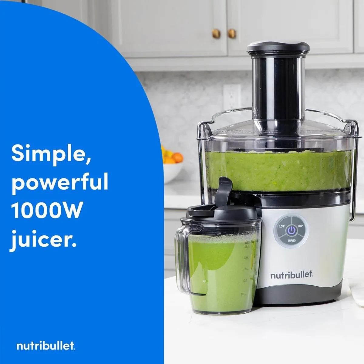 1000W Juicer Pro - Large 2L Pulp Basin 800ml - Image 4