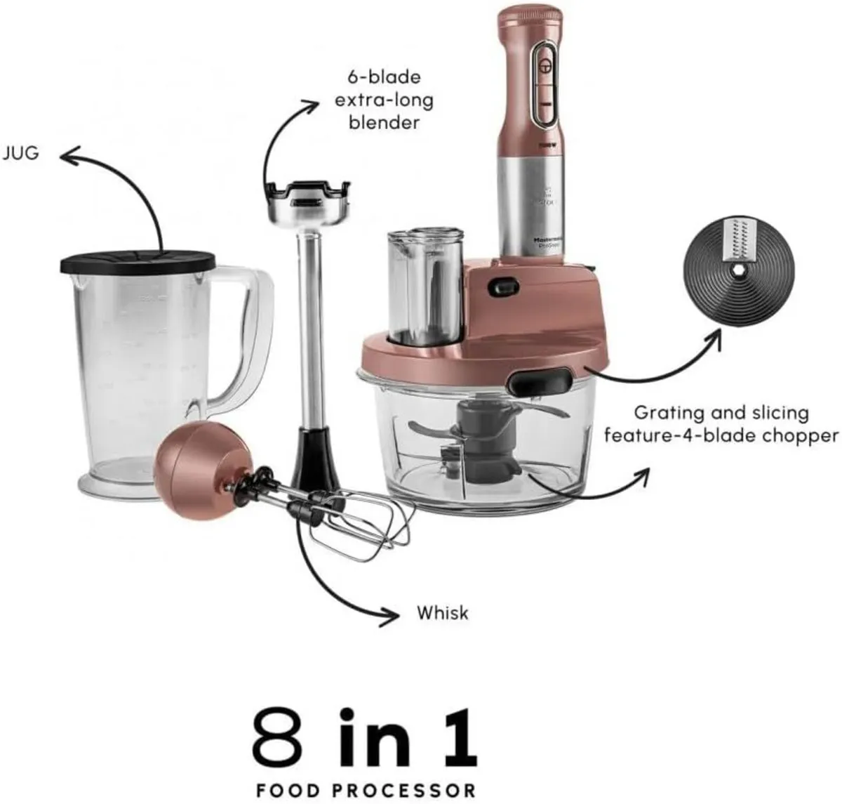 Mastermaid 8 in 1 Food Processor Blender 1.5L - Image 3