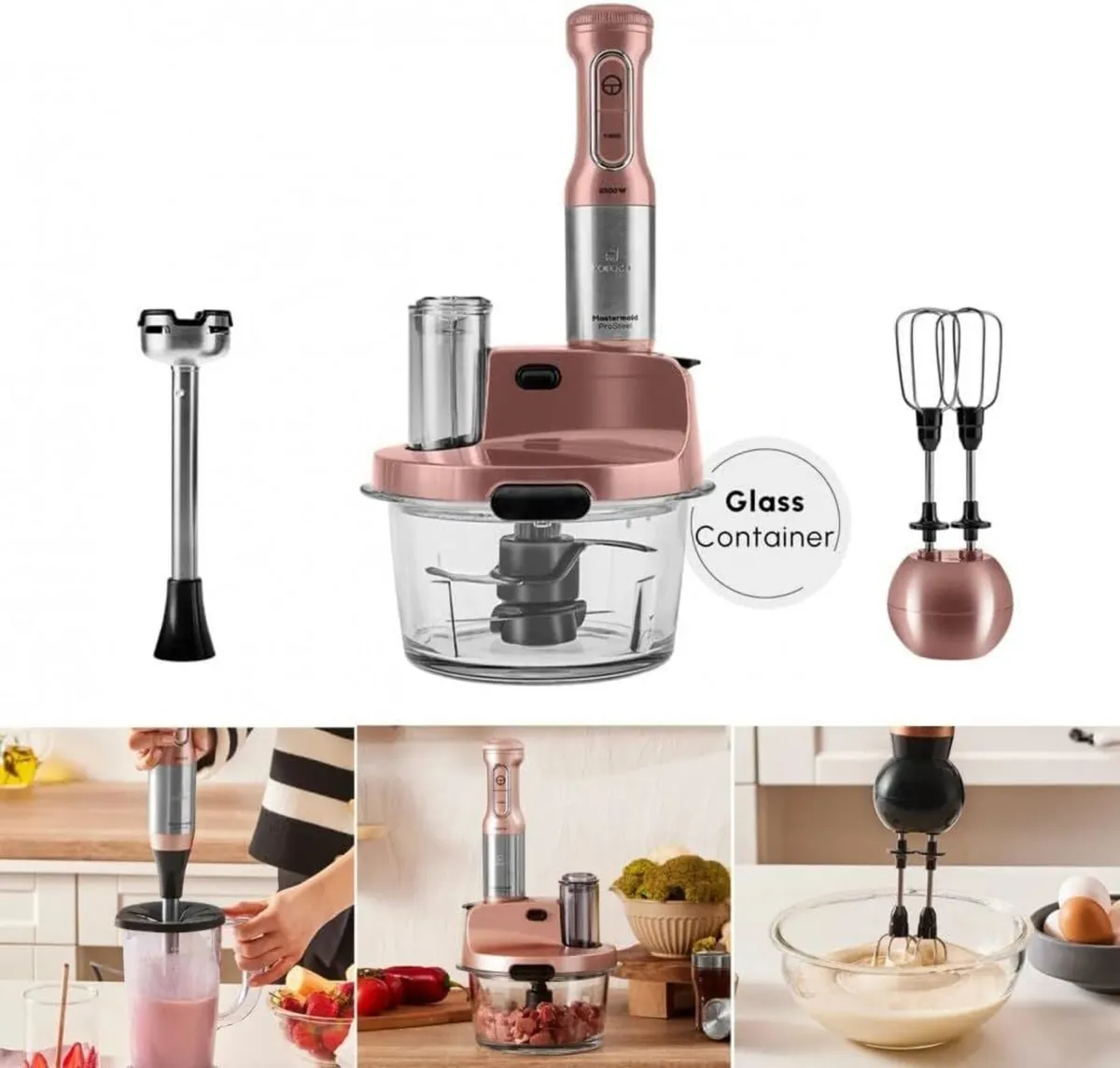 Mastermaid 8 in 1 Food Processor Blender 1.5L - Image 4